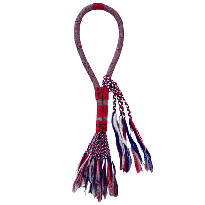 New Style Mongkol with Matching Prajiouds - Red/White/Blue