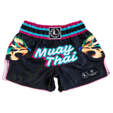 “SONGKRAN TIGER” Muay Thai Shorts - Black