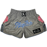 SLUGGERS (Gray) Muay Thai Shorts